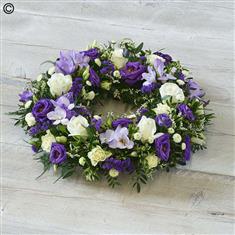 Blue and lilac Wreath